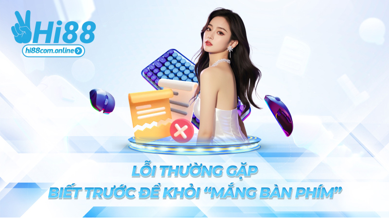 Lỗi thường gặp – Biết trước để khỏi “mắng bàn phím”
