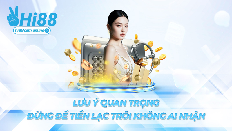 Lưu ý quan trọng – Đừng để tiền lạc trôi không ai nhận